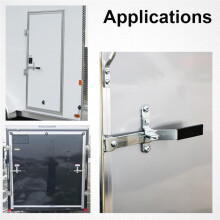 Heavy Duty Cargo Trailer Door Latches Hasp Keeper with Installation Hardware for Enclosed Car Hauler
