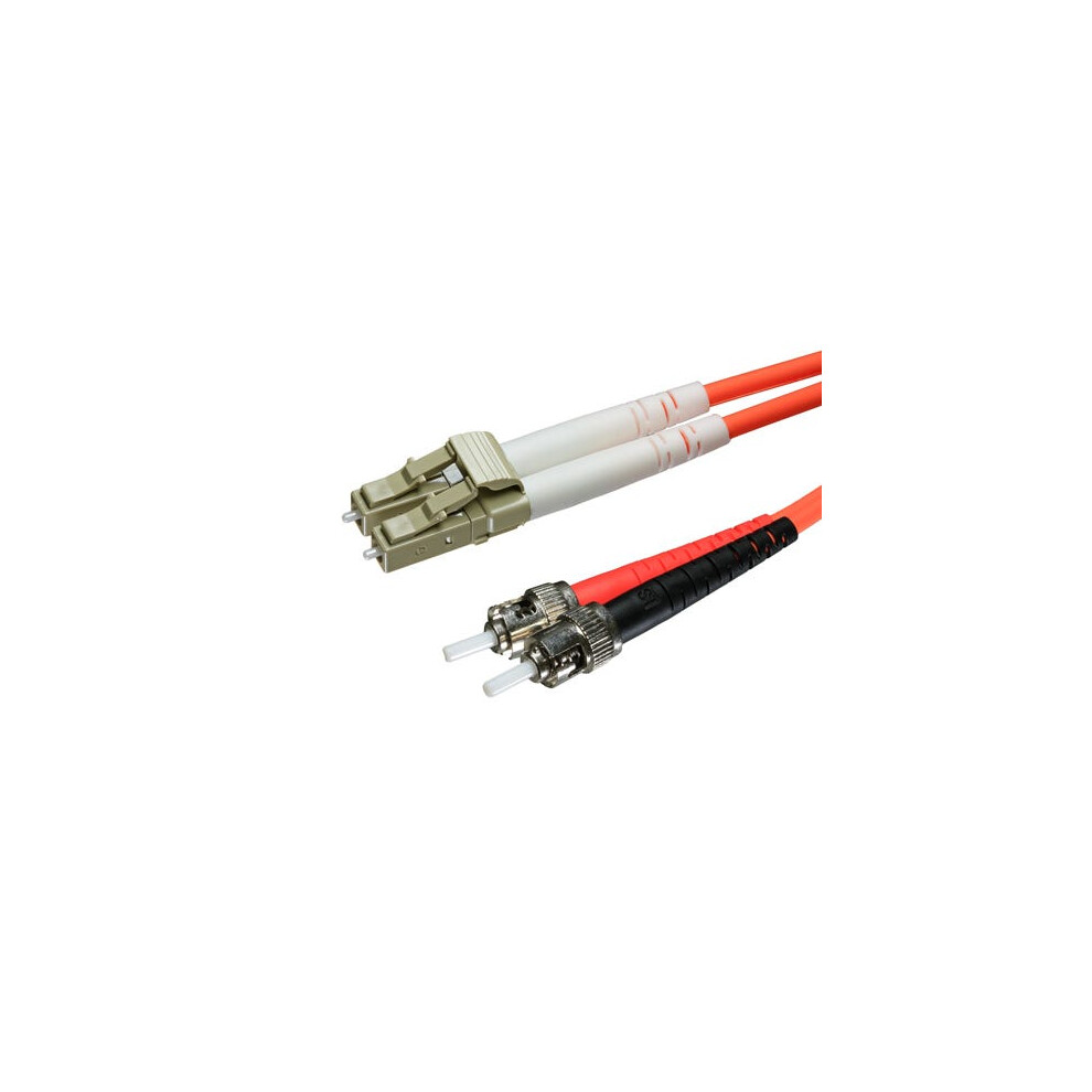 Cablenet 2M Om3 50/125 Lc-St Duplex Lsoh Fibre Patch Lead Orange 5056750330244
