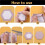 600 Pièces de Papier pour Patchwork, Gabarits de Patchwork, Formes Hexagonales pour Patchwork 2