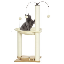 Krabpaal voor katten tot 5 kg met hangmat, speelballen en sisalpalen
