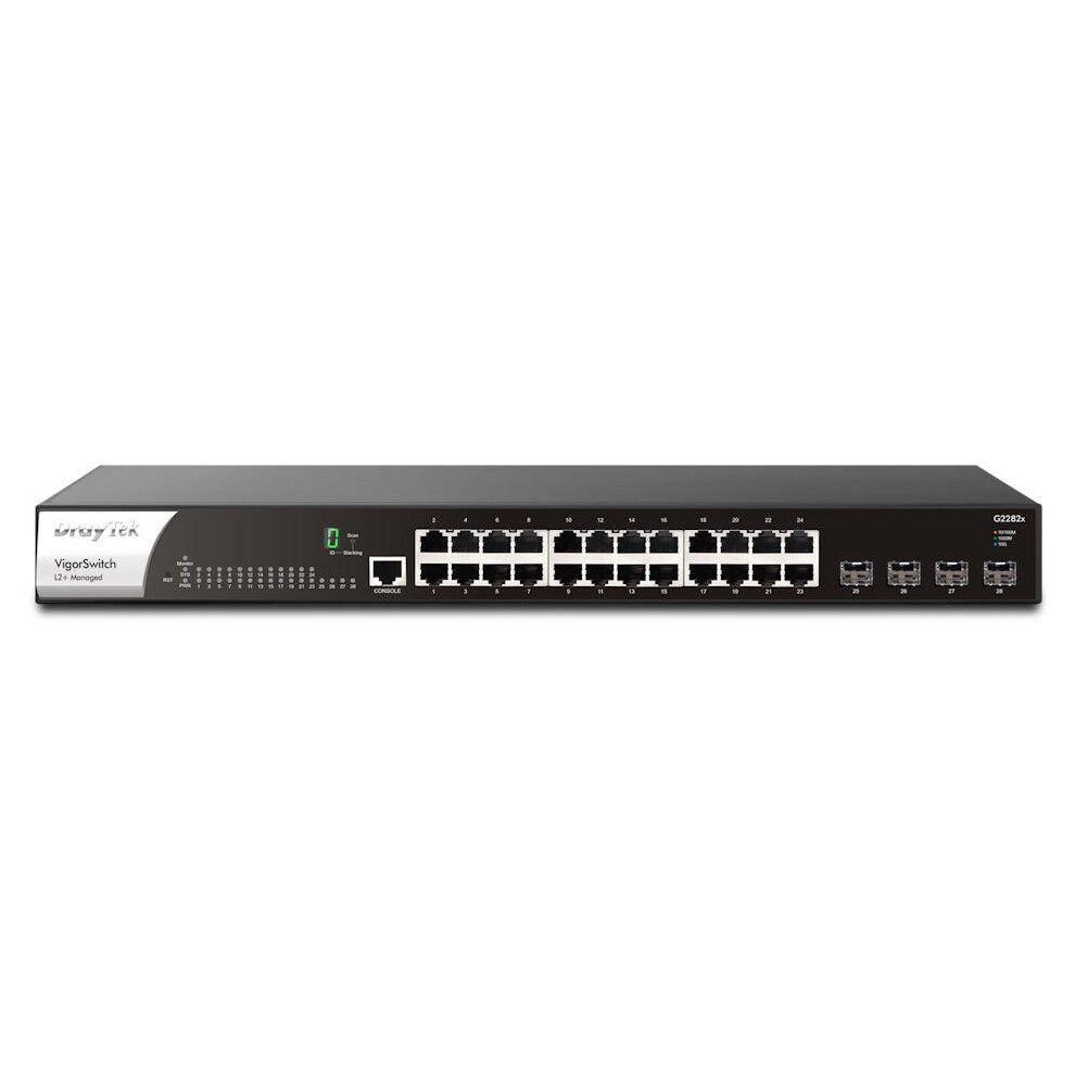 Draytek Vigorswitch G2282x L2+ Gigabit Ethernet (10/100/1000) 4710484746436