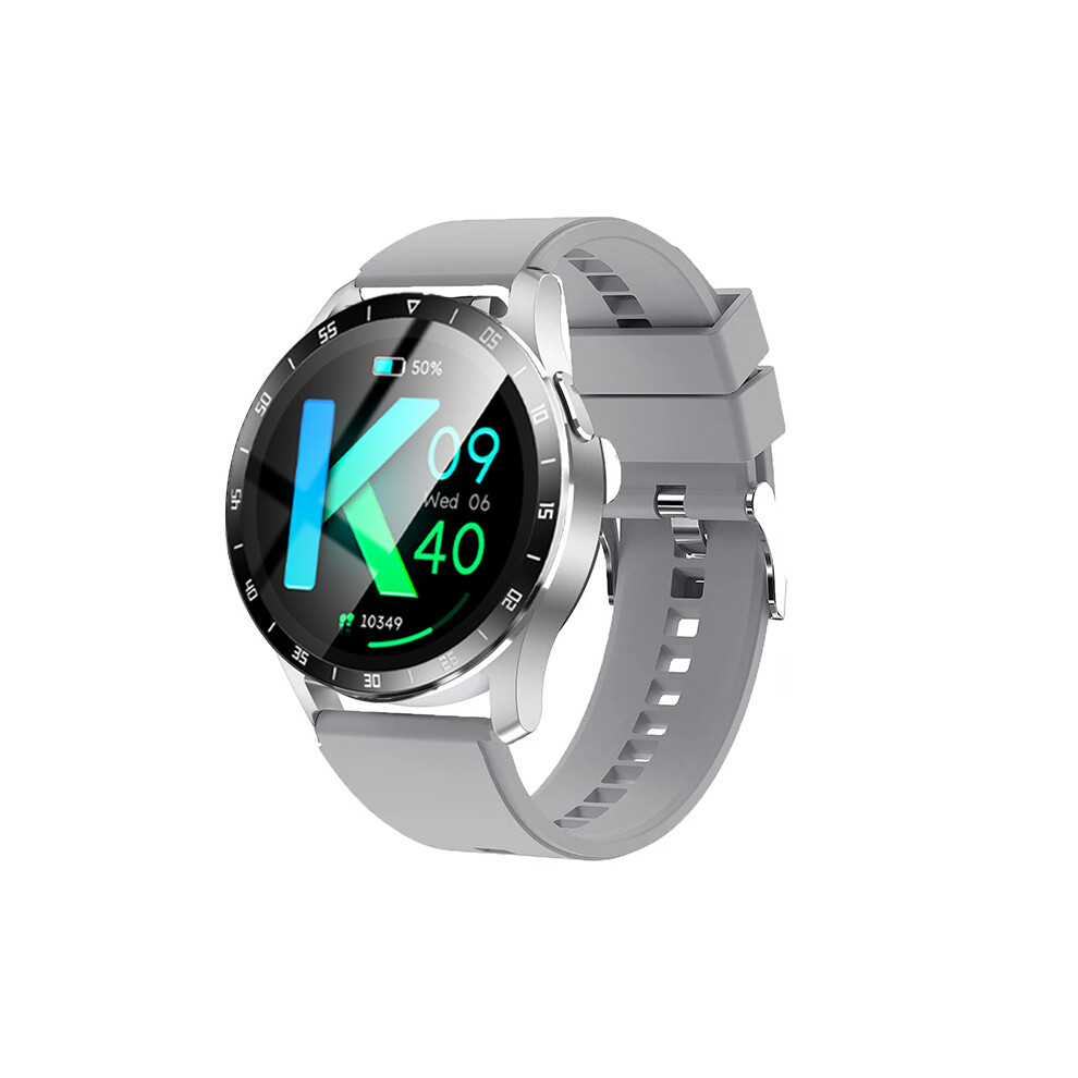 (Silver) Smart Watch With Earbuds Smartwatch Tws Bluetooth Earphone Heart Rate Blood Pressure Monitor Sport Watch Fitness Watc Silver 6900890405241
