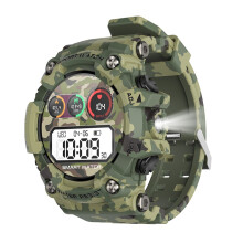 Smartwatch Bluetooth Call Compass Waterproof Health Monitor Message Push with Flashlight