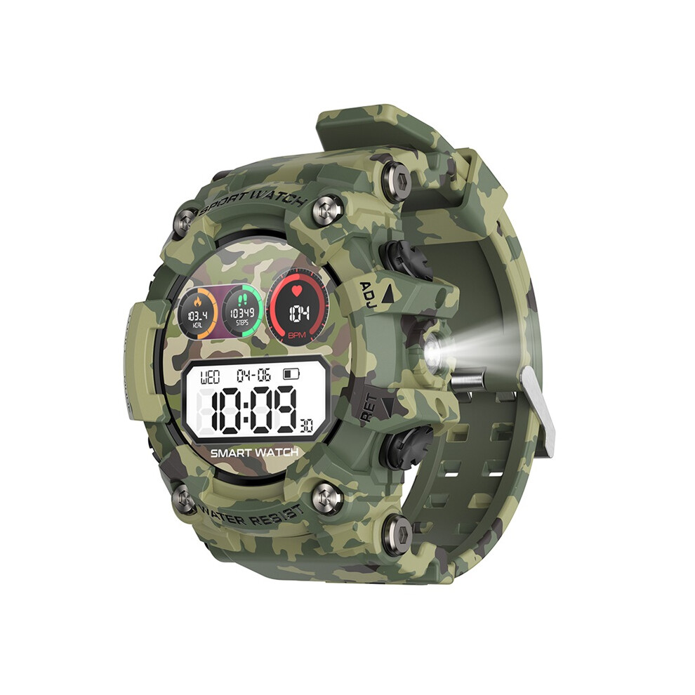 Smartwatch Bluetooth Call Compass Waterproof Health Monitor Message Push With Flashlight 6900890405166