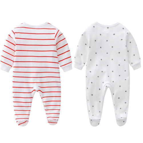 Lullaby Layers Unisex Baby Sleepsuits 2 Pack 2
