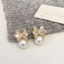 (Style I) Vintage Enamel Hoop Earrings with Tiny Crystal Accents, Huggie Snap Closure Fashion Ear Jewelry