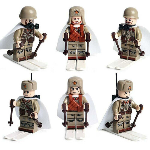 Wwii Soviet Russian Soldiers Mini Figures Kit  Christmas Gift 1