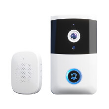 WiFi Wireless Video Doorbell Night Vision Doorbell Camera Two-way Audio Smart Door Bell For Home Security Alarm System