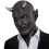 Halloween Devil Horn Mask Cosplay Horror Devil Killer Latex Headset Ghostface Scary Party Costume Props 1