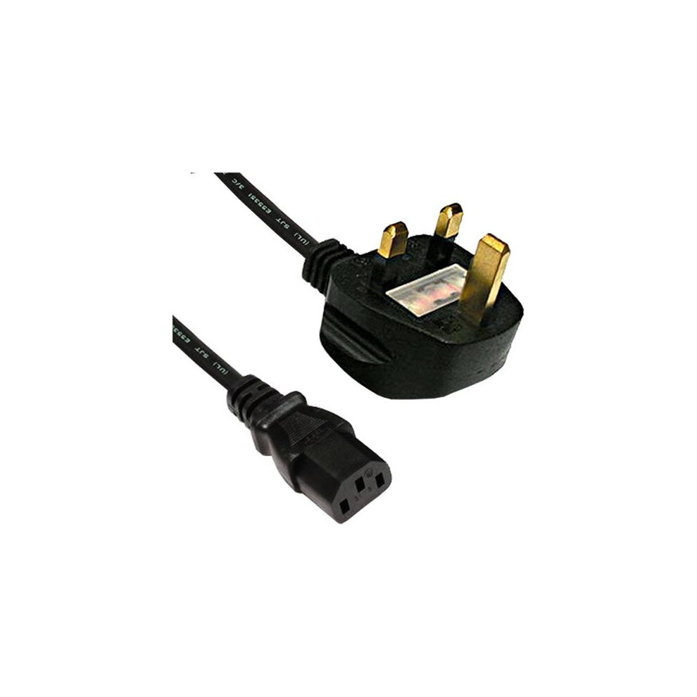 Cablenet 3M Uk (5 Amp) - C13 H05z1z1-F Lsoh 1.0Mm Power Lead Black 5056750307321