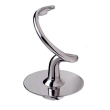 Gancho espiral para masa de batidora KitchenAid, compatible con recipientes de 4.5 a 5 cuartos de galón, inclinable.