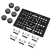 V-sleuf portaalplaatset 20-80 mm met V-sleuf massief V-wiel POM-kit voor profielen CNC-machineonderdelen 3D-printen