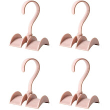 Lot de 4 supports rotatifs pour sacs à main, support de rangement multifonctionnel, crochets de rangement pour sacs et ceintures.