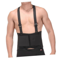 Verstelbare taillesteun, rugbrace voor heren, ademende lendenband voor workouts