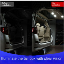 Tylna Lampa BagażNika Samochodu Dodatkowe Buty BagażOwe Nastrojowe OśWietlenie dla AkcesorióW Alphard Vellfire 20 Series 2008-2014
