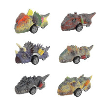 6PCS Pull Back Monster Dinosaur Truck Toys Bulk, Easter Egg Fillers, Basket Stuffers for Kids Easter Egg Stuffers, Classroom Prizes, for Easter Egg Hu