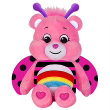 Care Bears - Basic Fun Lady Bug Cheer Bear 22cm Bean Plush