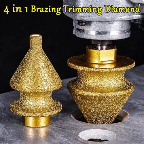 4in1 Brazing  Trimming Chamfering Machine Angle Grinder Ceramic Tile Marble Hole Drilling Chamfering Machine A 1