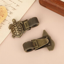5pcs Ocean-Themed Brass Bookmark with Spring Metal Clip for Notebook and Studen