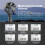 BTMETER Digital Anemometer, HVAC Tachometer, Wind Speed Meter, Measures Wind Speed Flow Temperature Air Flow Velocity CFM 3