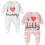 Lullaby Layers Unisex Baby Sleepsuits 2 Pack 1