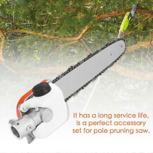 Chainsaw gearbox kit compatible with Stihl HT KM 73-130 with guide plate and chain set