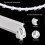 Bendable curtain rail compatible with ceiling or wall mount 5