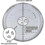 Glass Turntable compatible with Microwave Oven 24.5cm Universal 2