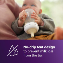 Philips Avent, Natural Response Baby Bottle 330 ml with Flow 4 (3 m+ Teat), SCY906/11