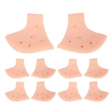 Breathable Heel Protectors with Moisturizing Material And Anti Slip Design Foot Care Sleeves for Cracked Skin Repair And Walking Comfort