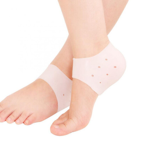 1 Pair Silicone Heel Protector Sleeve Moisturizing Fatigue Relieving