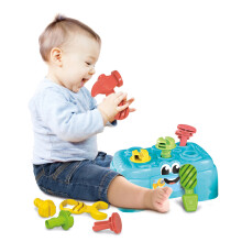 Clementoni- Baby Clementoni Work Bench - Hammer, Screwdriver, Pliers & 6 Accessories for Hand-Eye C