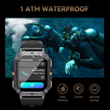 Smart Watch Men 2.02 Inch Fitness Tracker Sport Wrist Smartwatch For Android IOS Bluetooth Call