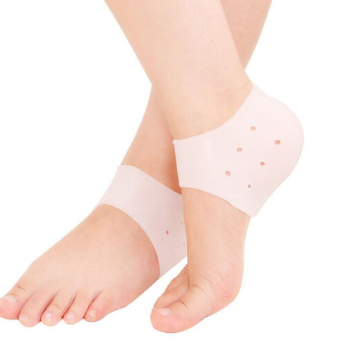 1 Pair Silicone Heel Protector Sleeve Moisturizing Fatigue Relieving 2