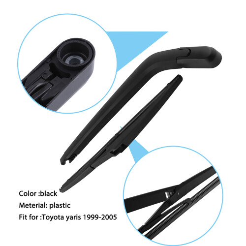 Yaris Rear Window Wiper Arm and Blade Set