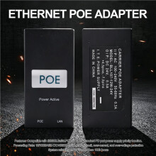 24V 0.5A Desktop POE Power Injector Ethernet Adapter ÜBerwachung CCTV für IP Kamera Stromversorgung
