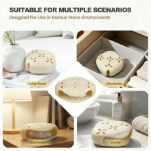 Silicone Shower Steamer Holder with Suction Cup - Versatile Aromatherapy Tray for Bathroom & Living Room Beyond