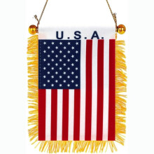 (Philippines, 15x20cm) Tassel Window Suction Cup Mini Flag - National Team Country Satin Small Pennant - Portable Flag for Car, Window, Party