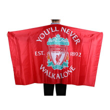 (Chelsea) World Cup Fan Cloak Flag Poncho Soccer Club Cape Scarf