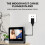 Wireless Visual Intercom Doorbell with Screen Smart High-definition Video Monitoring Two-Way Intercom 5