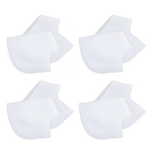 4 Pairs Silicone Heel Protectors Eliminate Cracks