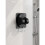 Black Shower Head Holder, Wall Mount Bracket, Universal Bathroom Mount 2