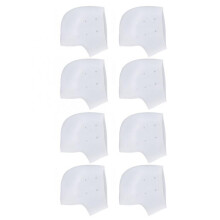 4 Pairs Silicone Heel Protectors Eliminate Cracks Elastic Breathable Heel Covers Heel Cups Heel Guards for Plantar Fasciitis