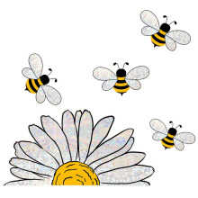 Schattige Bijen Stijl Glazen Sticker, Bijen Raamstickers-Zonnebloem Glas-In-Lood Raamstickers, Zonnebloem Raamstickers