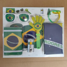 (11) World Cup Fan Pack: National flag, sunglasses, clappers, face paint, cheering accessories and party supplies