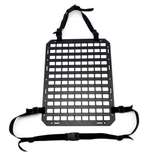 Bilstolsrygg Molle Panel, Molle Panel Organizer för Bil, SUV-Lastbil, Utrustning Modular för EDC Pouch Tool Accessories
