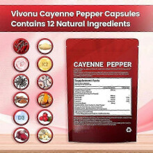 (2Pack) 1-3Pack Cayenne Pepper 12 in 1 Botanical Extract Formula Nutrition Gels & Chews 240 Grains - Btfsoul Direct
