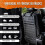 Bilstolsrygg Molle Panel, Molle Panel Organizer för Bil, SUV-Lastbil, Utrustning Modular för EDC Pouch Tool Accessories 7