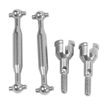 2 Set Dogbone Albero di Trasmissione Posteriore nel Metallo per SG 1603 SG 1604 SG1603 SG1604 1/16 RC Accessori per Ricambi Auto