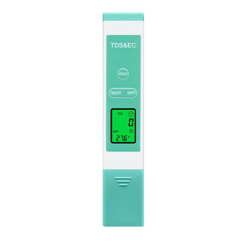 3 in 1 Digital TDS Meter Water Quality Tester,  Backlight,Temperature EC/TDS Test Pen for Home Use
